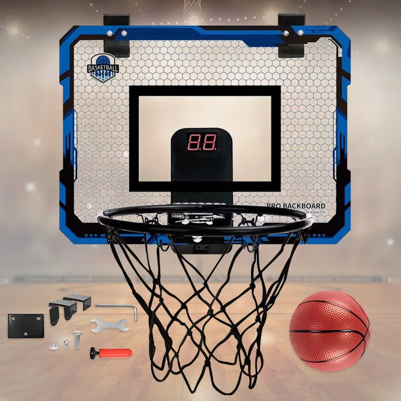 Ball Marker Set - キッズミニバスケットボールフープ電子スコアボードボールスポーツバックボード屋外屋内運動アクセサリー面白いゲームおもちゃ