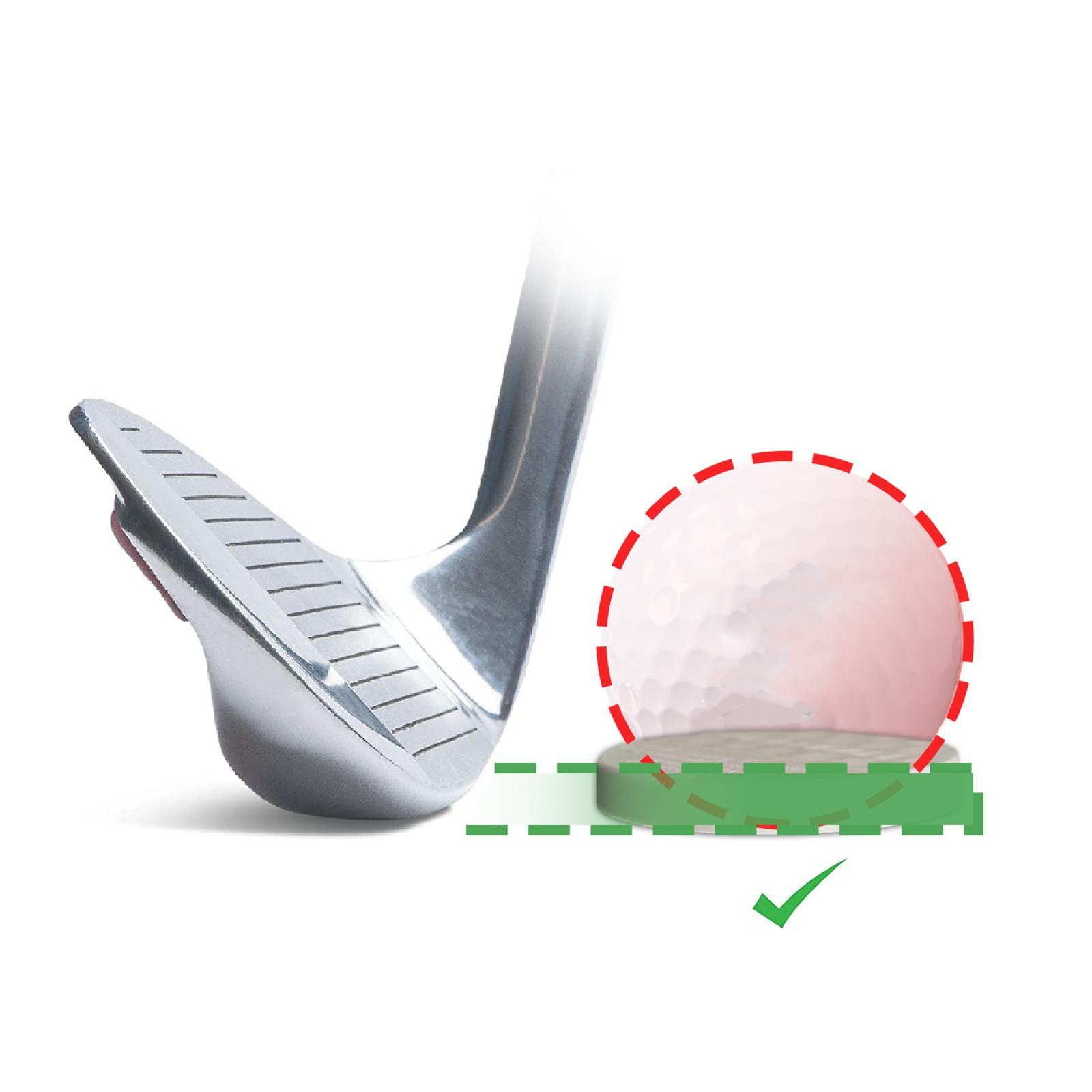 Golf Equipment For Beginners - 6x ゴルフ練習ボール、フラットゴルフスイングボール、初心者向けプレミアムゴルフトレーニングボール、ホームオフィス裏庭用具