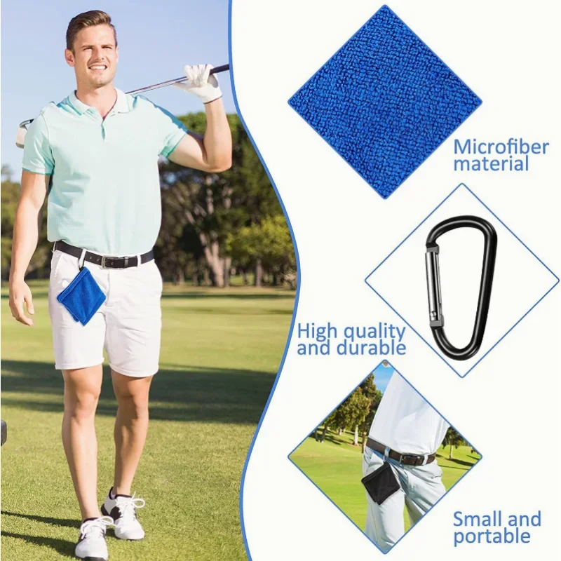 マイクロファイバーゴルフボール＆クラブクリーニングタオル ス - Golf Towel Waffle のレビューと価格