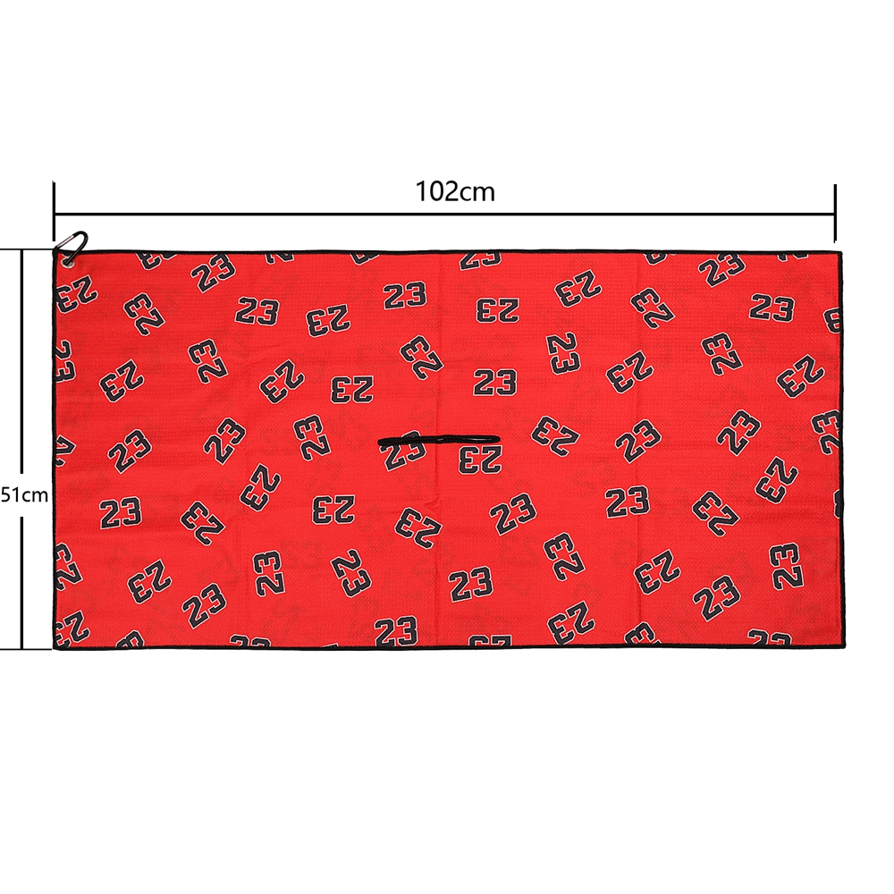 赤 # 23 パープル # 24 完全昇華プリント マイクロ - Golf Towel Waffle のレビューと価格