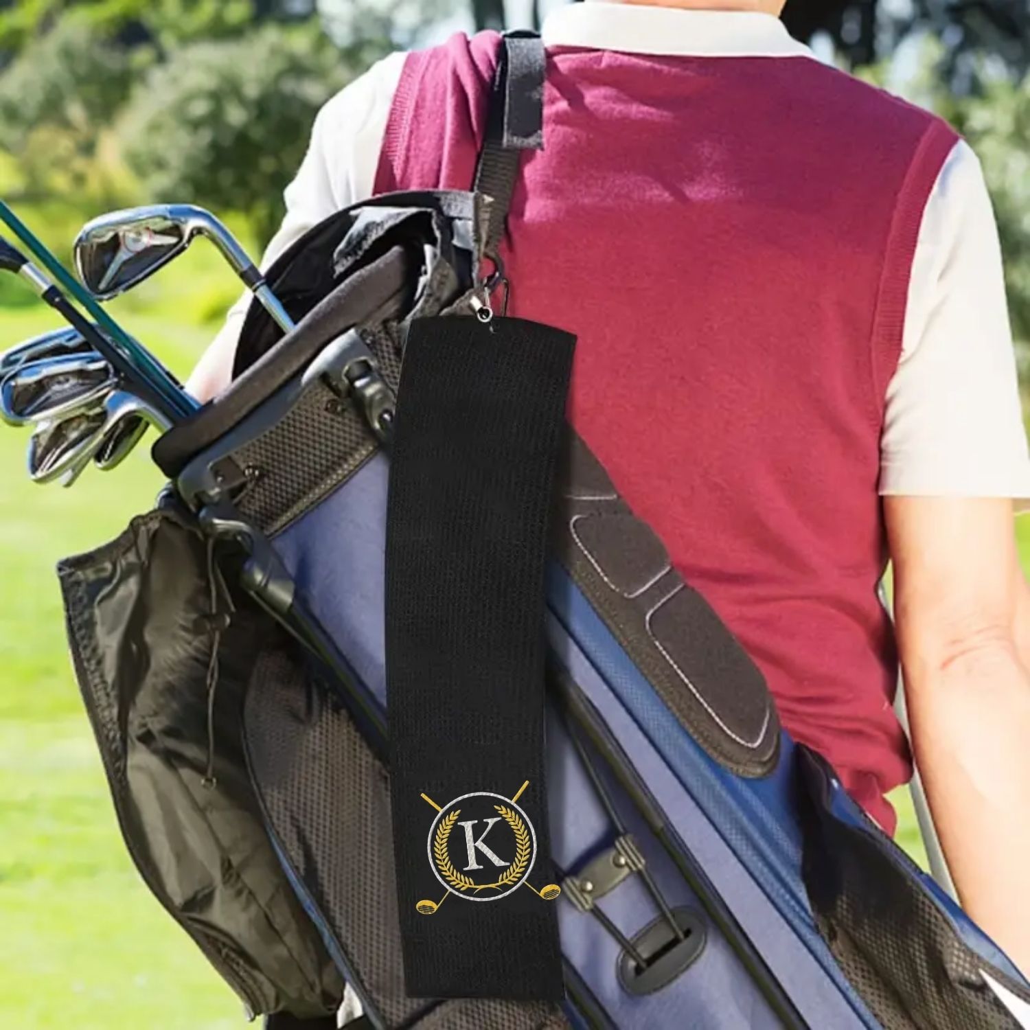 マイクロファイバープレミアムゴルフタオル、男性と女性のための - Golf Towel Waffle のレビューと価格