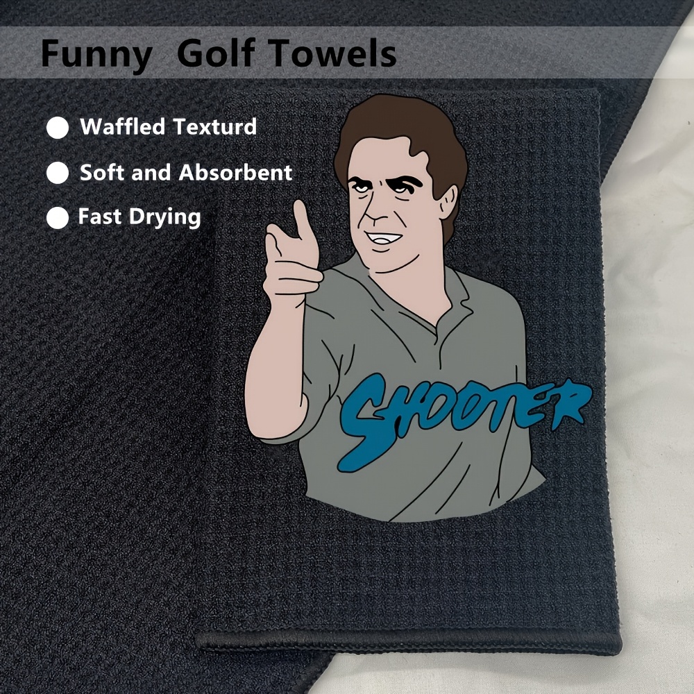 クリップ付きプレミアムゴルフタオル - ゴルファー、男性、女 - Golf Towel Waffle のレビューと価格