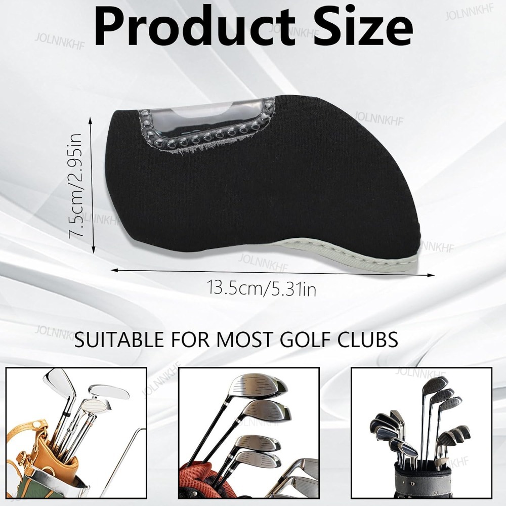 クリアで目に見えるヘッドカバー 10 個入りゴルフカバー ゴ - Golf Equipment Organizer のレビューと価格