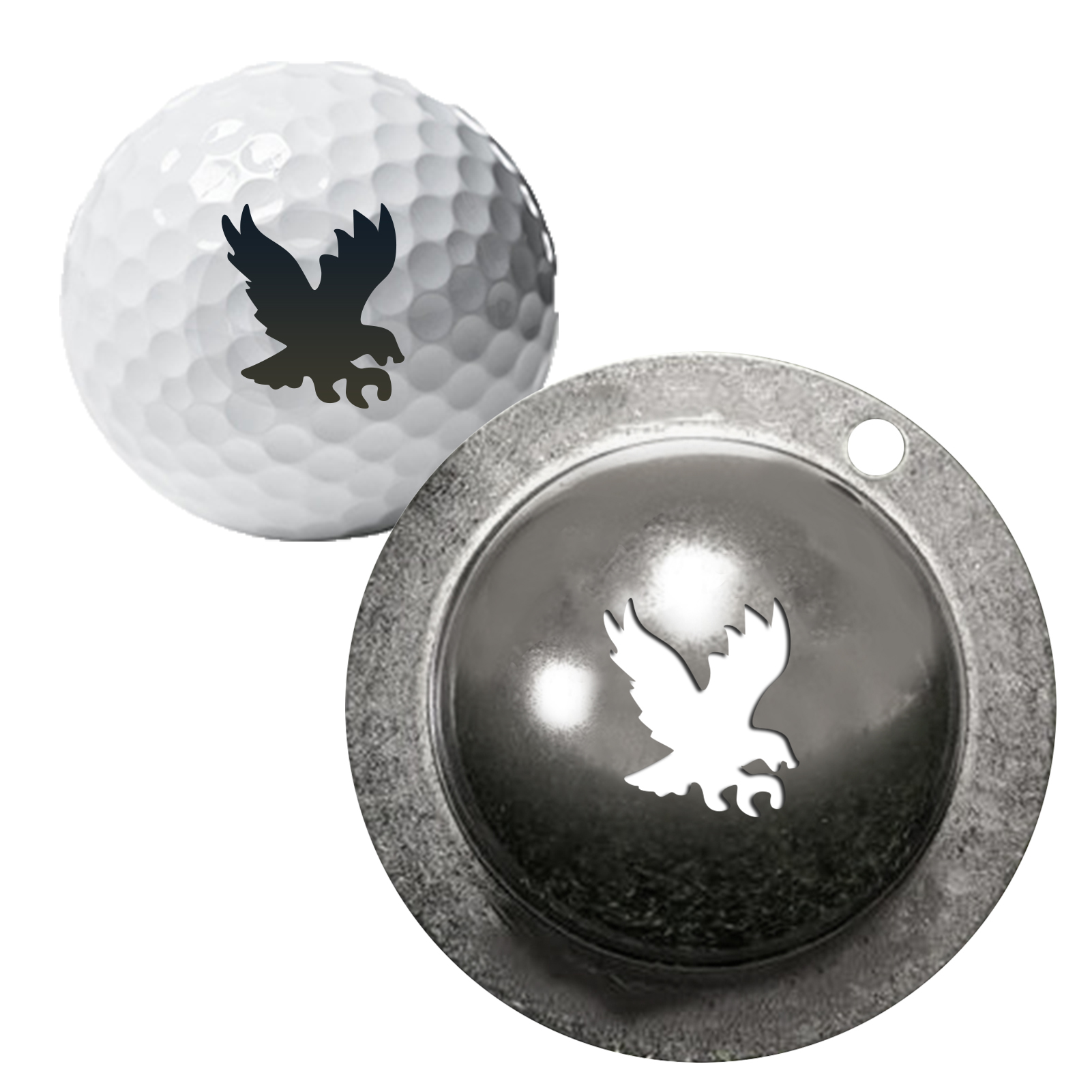 ポータブルで耐久性のあるゴルフボール,1ピース,スチールソー - Ball Marker Set のレビューと価格