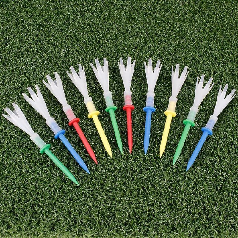 1 個のプラスチックゴルフスタッドボールホルダー 6 プロン - Ball Marker Set のレビューと価格