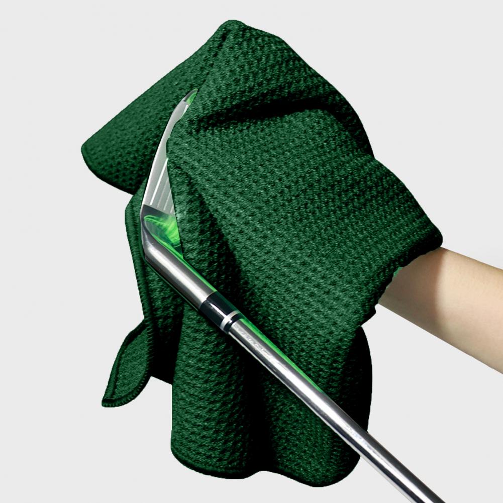 磁気マイクロファイバーゴルフタオル カラビナ付き タオルワッ - Golf Towel Waffle のレビューと価格