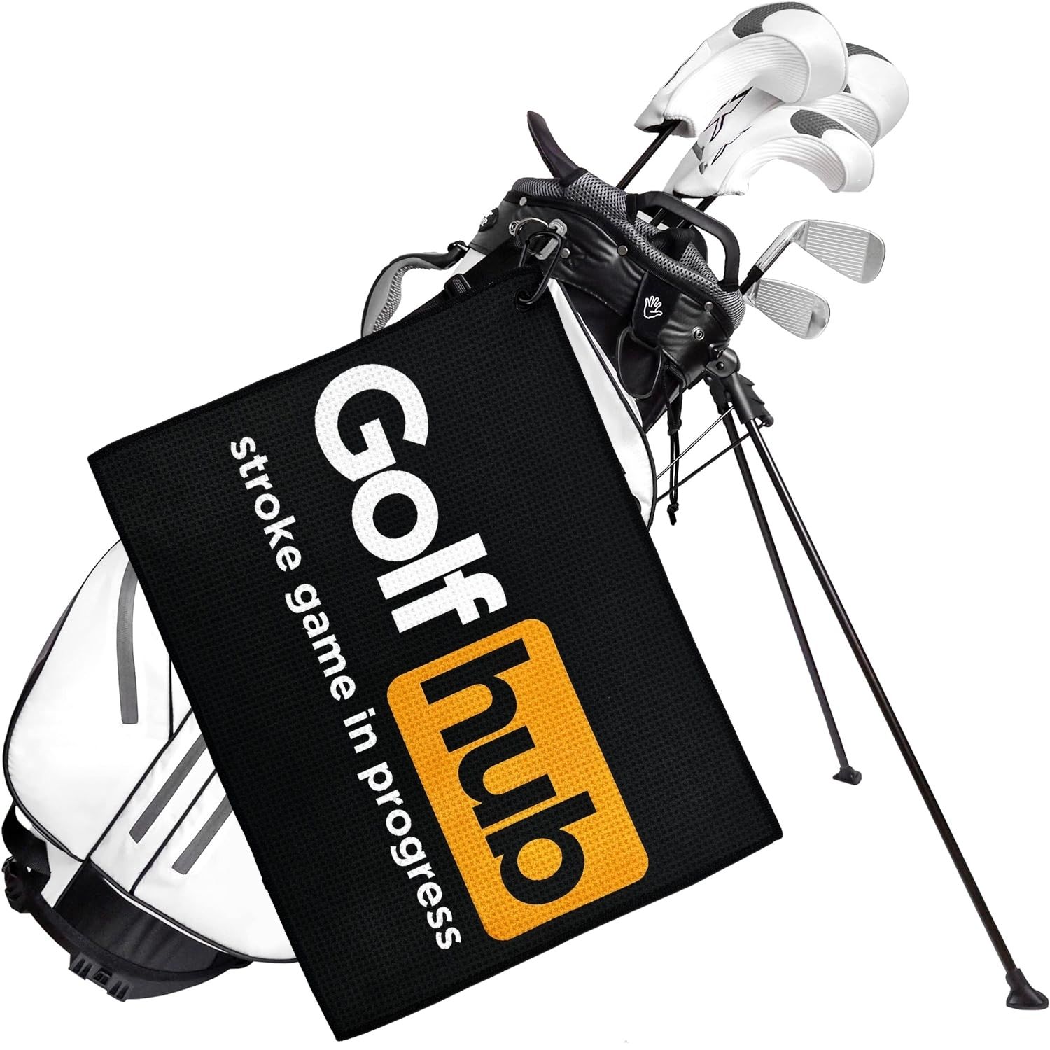 面白いマイクロファイバープレミアムゴルフタオル、男性と女性の - Golf Towel Waffle のレビューと価格